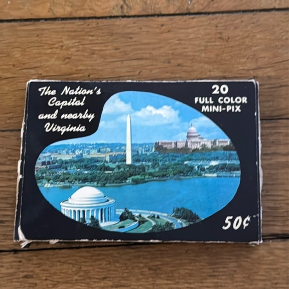 capsco Other - Vintage Capsco 1964 Set of 20 Full Color Mini-Pix Nations Capital & Virginia